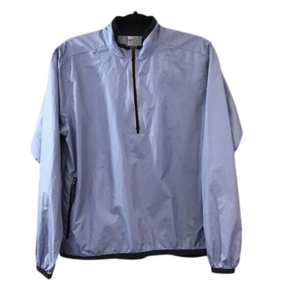 Nike Windbreaker Jacket M Half-Zip Pullover Lightweight Water-Resistant Y2K - Picture 2 of 7